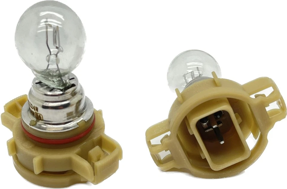 2x 12V 24W H16 white Bulbs Lamp Fog 9009 Psx24W Warm White - Image 2 of 4