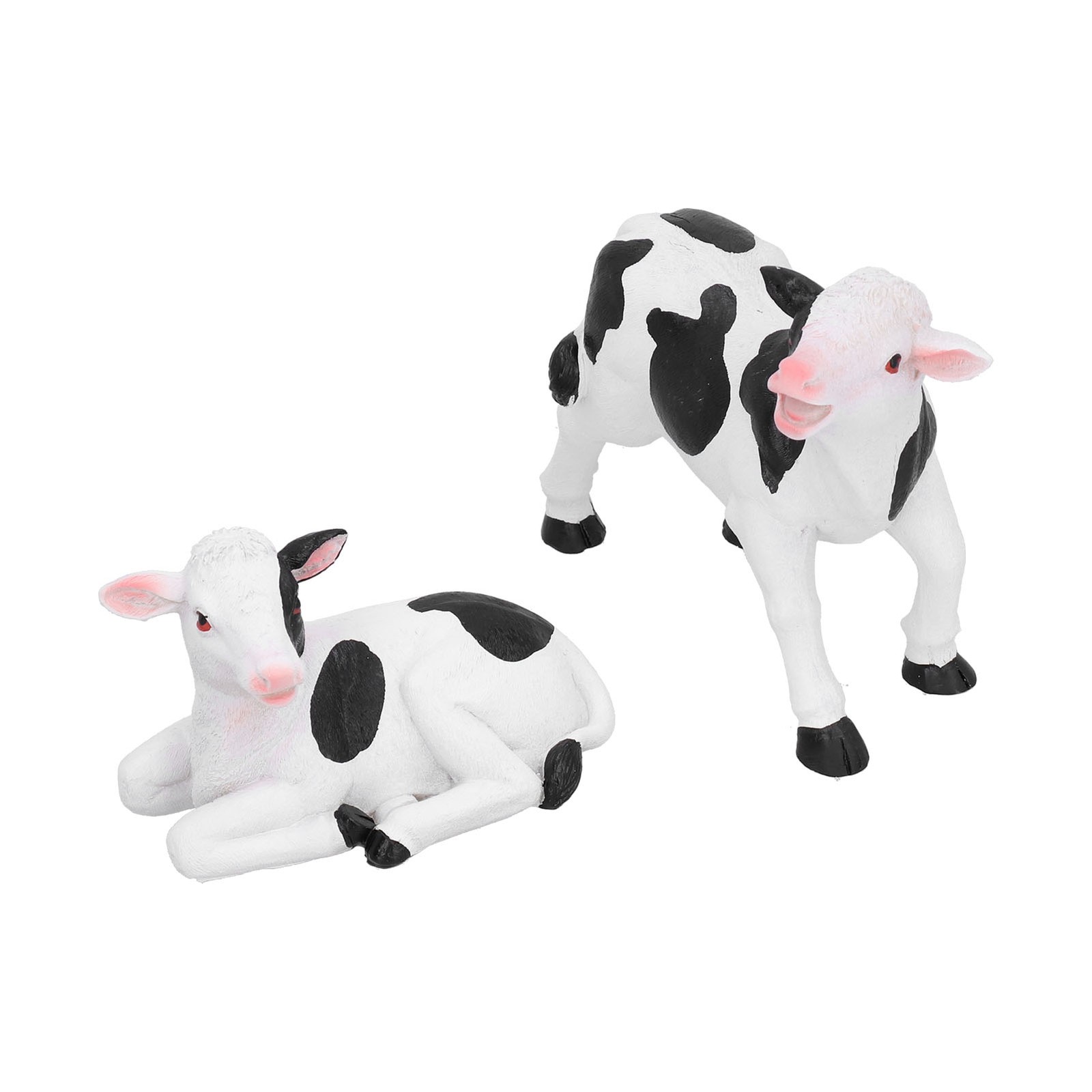 Cow Decoration Home Furnishing Cow Model Animal Sculpture Resin Crafts Gard.