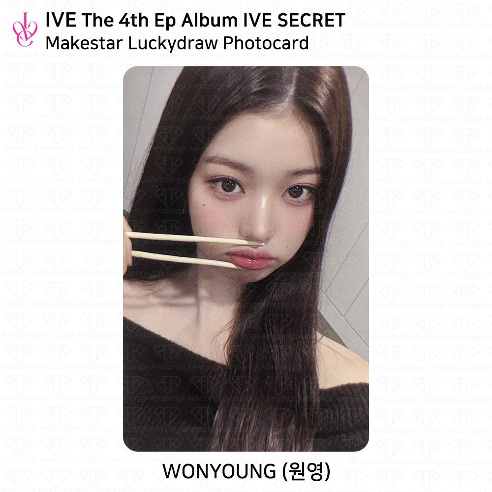 IVE The 4th EP Album IVE SECRET Makestar Luckydraw Photocard