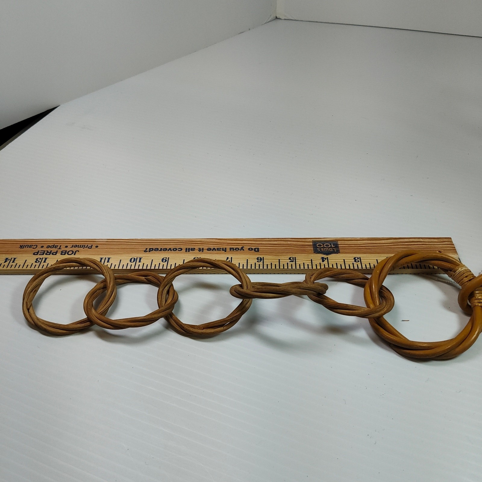 Vintage Decorative Rattan Bird Cage Bohemian, Rustic, Asian, Mid Century