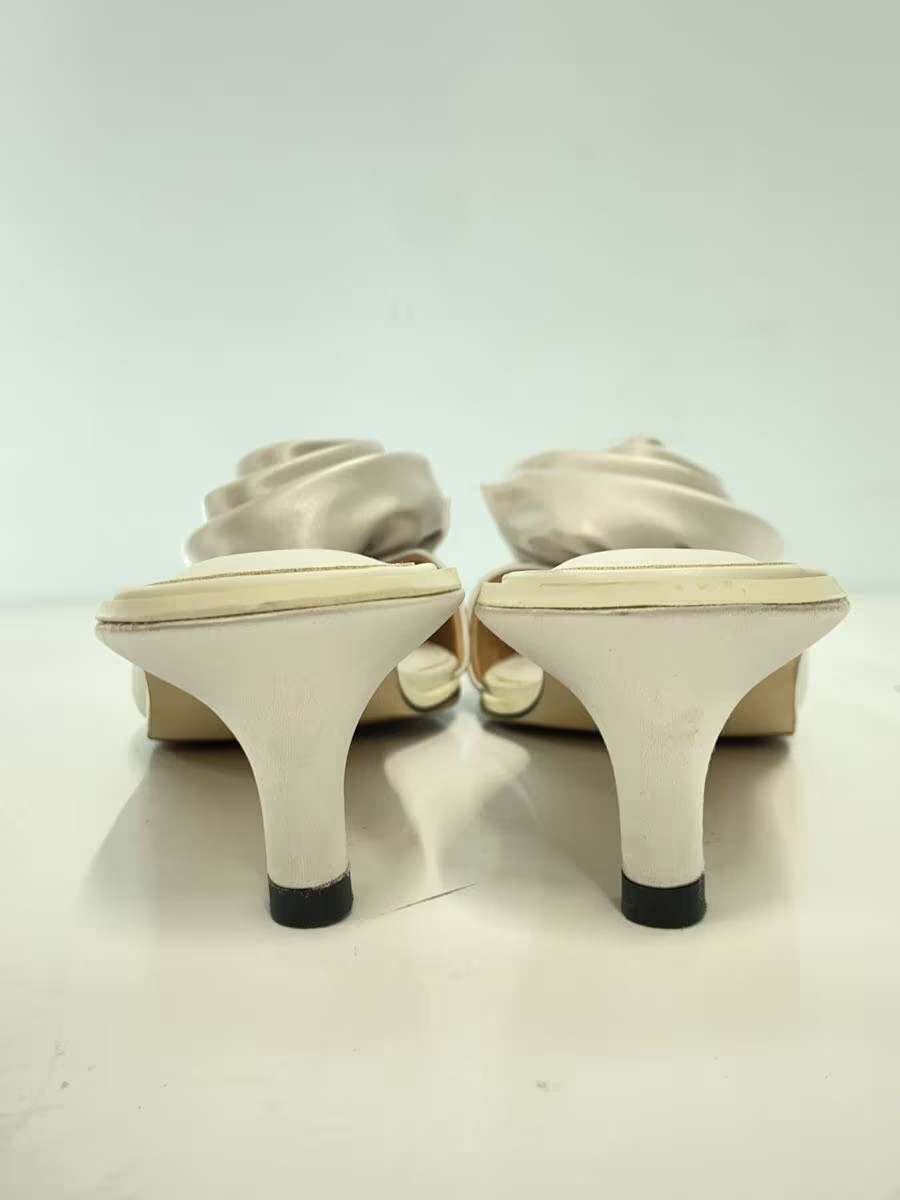 Ameri Rose Motif Satin Mule S Silver 02411280080 … - image 6