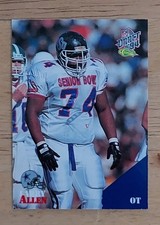 1994 Classic Games Football Draft 94 Larry Allen Rookie Card . rookie card picture