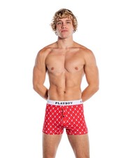 Roma Playboy Mens Argyle Boxer Briefs Pbli168