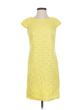 Nine West Women Yellow Casual Dress 2