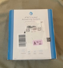 AT T CD4930 Corded Phone Answering System Caller ID Extra-Large Display Black