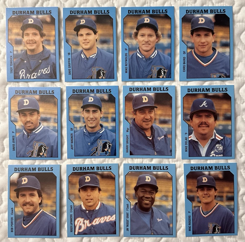 1985 TCMA Durham Bulls team set singles - Image 3 of 4