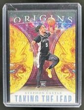 2024-25 Panini Origins Stephon Castle Taking the Leap Rookie RC #2 Spurs