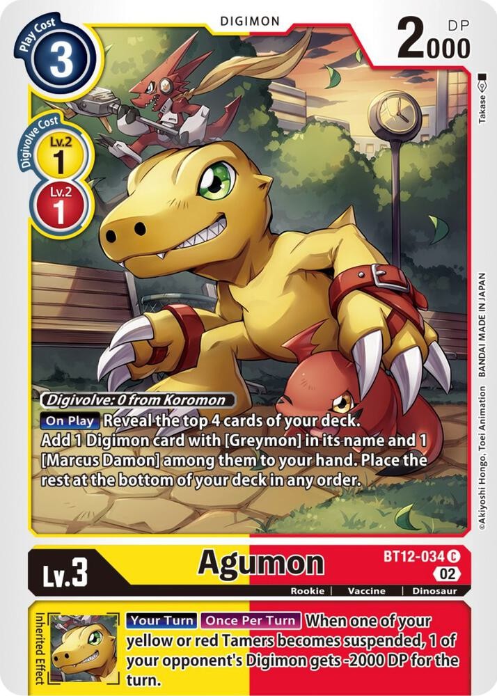Agumon - BT12-034 Common Across Time BT12-034 C LP