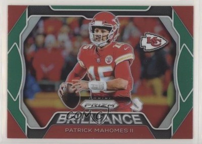 2019 Panini Prizm Brilliance Green Prizm Patrick Mahomes II #B-PM 1v7