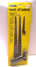 NOS VINTAGE 1981 STANLEY 15-175 NEST of SAWS ...