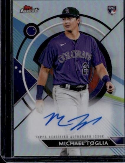 2023 Finest #FA-MT Michael Toglia Finest Autographs