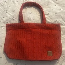 Borsa tote Tommy Hilfiger maglia cavo ottime condizioni stile estivo uni ritorno a scuola