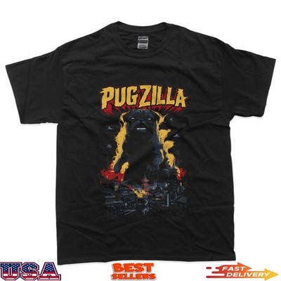 Pugzilla Funny Pug Lover Pug Owner T-Shirt