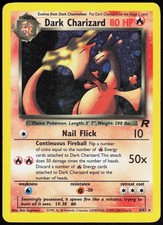 Dark Charizard - 4/82 - Pokemon Team Rocket Unlimited Holo Rare Card WOTC MP