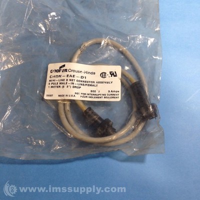 Crouse Hinds CHDN-EAE-D1 Mini-Line D Net Connector FNFP