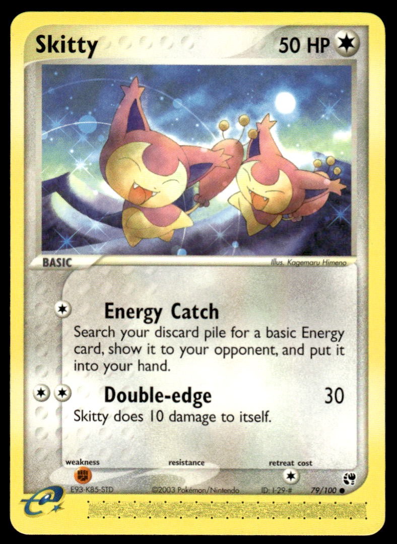 Pokemon TCG Sandstorm #79/100 Skitty NM