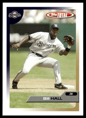 2005 Topps Total Bill Hall Milwaukee Brewers #79