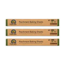 If You Care Compostable Unbleached Parchment Baking Sheets 24 count ( pack of 3