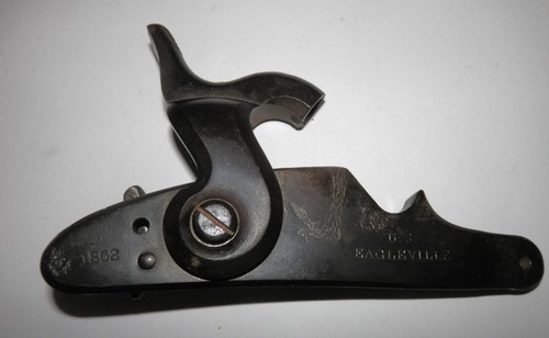 1862 Springfield Patten Rifle Lockplate by US Eagleville (missing parts ...
