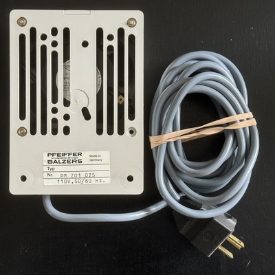 Pfeiffer Balzers PM Z01 025 Replacement Cooling Fan Great Condition!