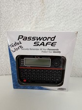 RecZone Password Safe Model 595 Digital Organizer Vault Stores Logins Securely