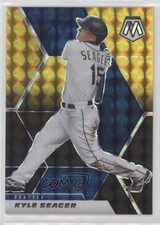 2021 Panini Mosaic Choice Black Gold Mosaic Prizm 6/8 Kyle Seager #165 10ua