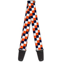 Guitar Strap - Checker Navy/Orange/White (Us Import) Acc Neu