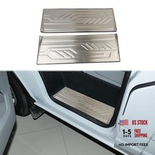 Silver Stainless Steel Front Door Sill Guards Protector Accessories for 2020