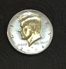 DANBURY MINT,    2004-D  KENNEDY HALF DOLLAR -  GOLD AND SILVER PLATED