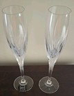 Mikasa Crystal “Flame D’Amore” Fluted Champagne Glasses Pair Of 2 NEW 10.75" — photo 1