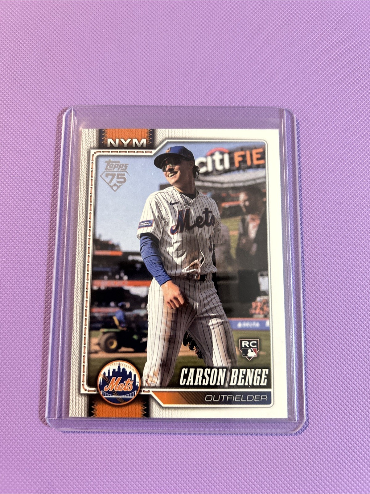 #699 Carson Benge RC New York Mets 2026 Topps Complete Set SP