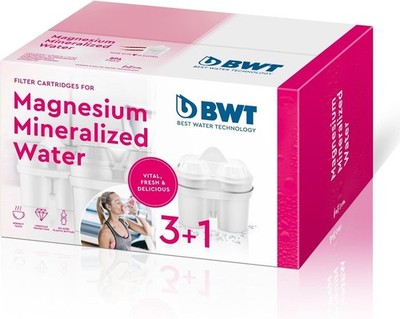 BWT 814134 Filterkartusche Magnesium Mineralized Water Tischwasserfilter 4 Stück