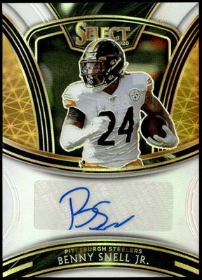 2020 Panini Select #SS-BNJ Benny Snell Jr. Select Signatures White Prizm #/35 E1