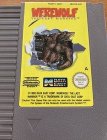 NES ~ WEREWOLF The Last Warrior ~ Nintendo NES-W8-AUS Game Cart Only Pal A