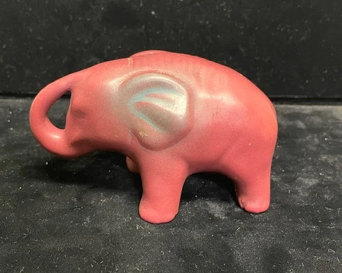 Van Briggle Pottery -- Red Elephant --