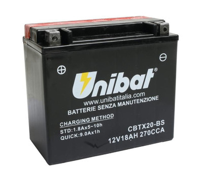 Batterie UNIBAT CBTX20-BS = YTX20-BS 12V 18Ah Arctic Cat Powder Special 0 1995/9