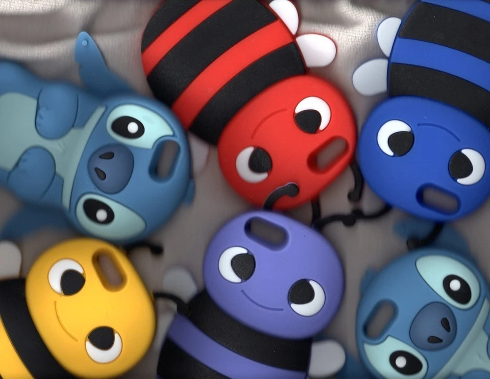 Apple iPhone 5 5S Nueva Puntada Abeja Dibujos Silicona Suave Cubierta Estuche Recubrimiento Protector Foto 2 de 4