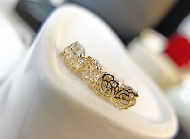 Kate Spade New York Silver-Tone Pavé & Square Cubic Zirconia Stud - Foto 9