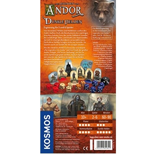 Thumbnail - Kosmos 692841- Die Legenden Von Andor- Dunkle Helden, Ergänzung Für