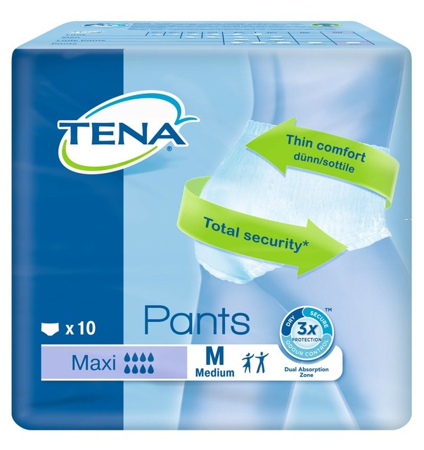 Tena Pants Maxi M - 10 Pcs for sale 