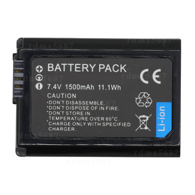 1500mAh Battery For Sony ZV-E10 ILCE-7SM2 ILCE-7S ILCE-7RM2 ILCE