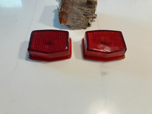 1941 1942 1943 1944 1945 1946 1947 Pontiac Taillight Lamp Glass Lens RH LH Pair - Picture 4 of 7
