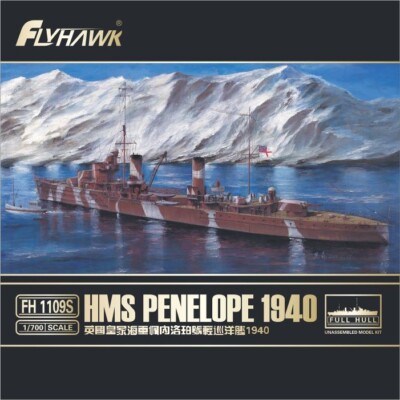 Flyhawk FH1109S 1/700 HMS PENELOPE 1940 Plastic Model Kit