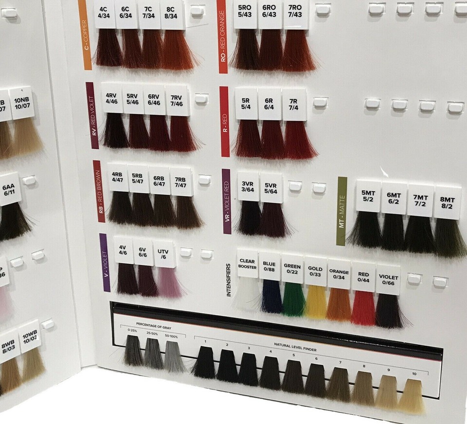 Paul Mitchell The Color XG Swatch Book Full Size Hair Coloring Samples ...