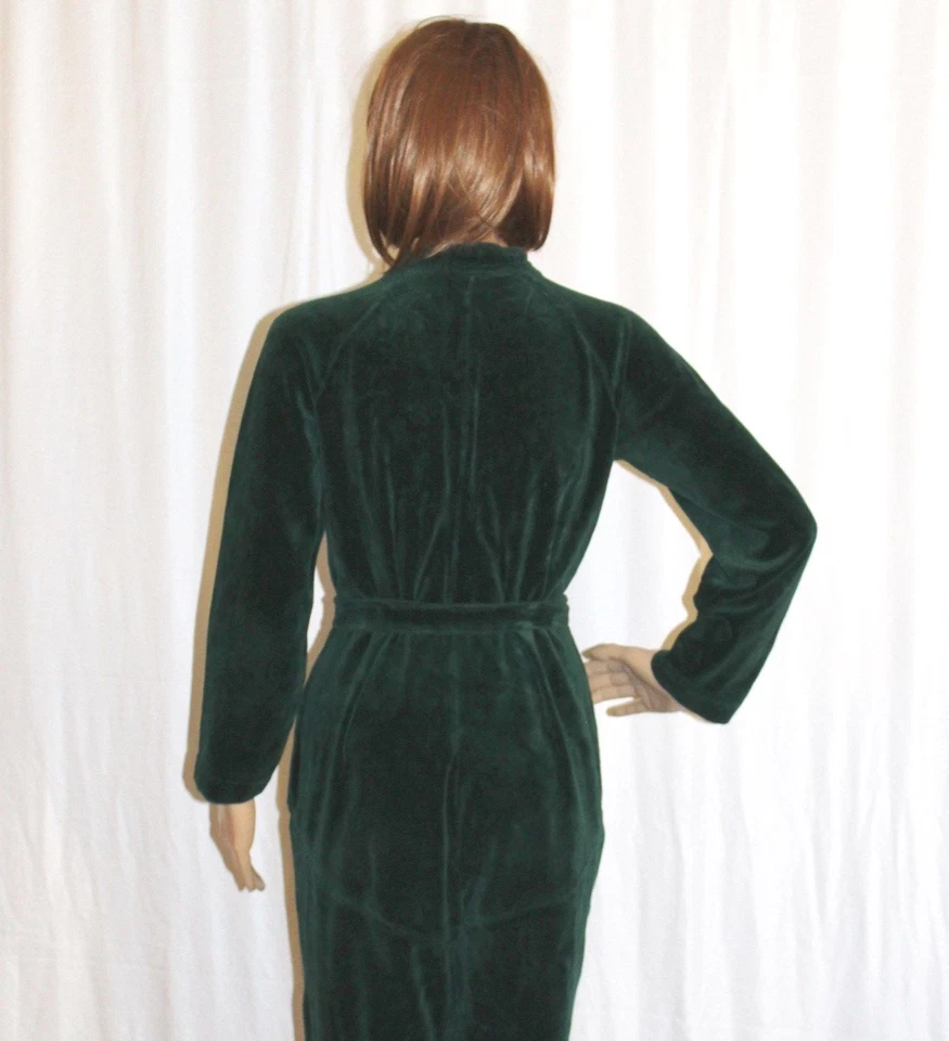 Винтажный велюровый комбинезон PlaySuit Forrest зеленый Patty Woodard гонщик Bond девочка M/L - Изображение 4 из 4