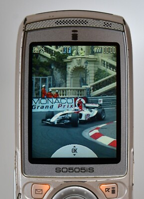 NTT docomo So505iS Japanese Flip phone Garakei Keitai Cell phone