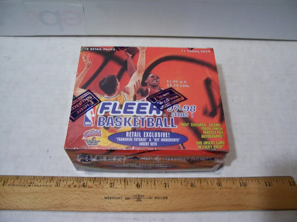1997-98 FLEER BASKETBALL SERIES 1 FACTORY SEALED RETAIL BOX MINT