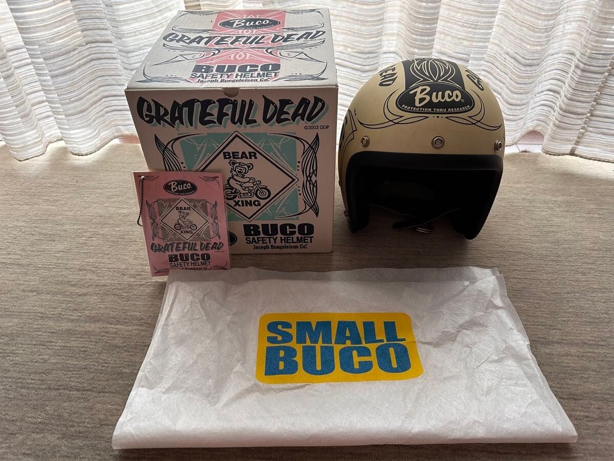 BUCO Grateful Dead Bear Toys McCOY Helmet White Size:XS 54  