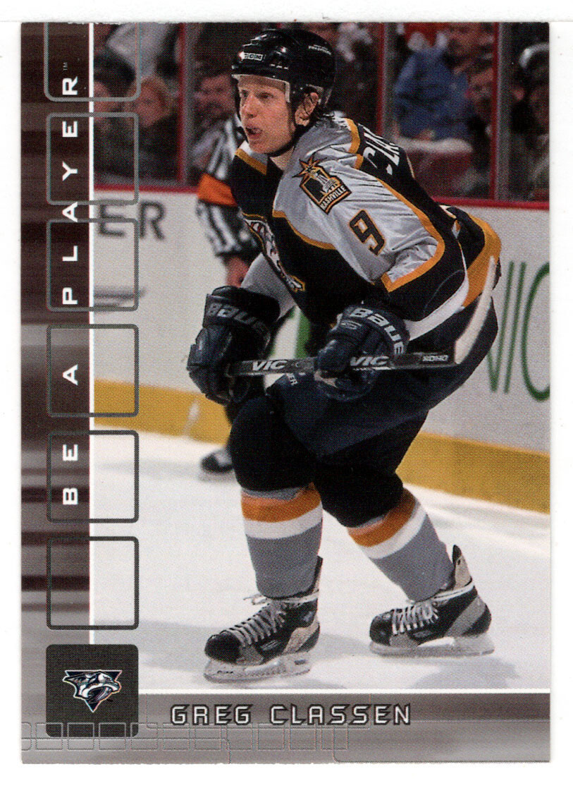 Greg Classen - Nashville Predator (Hockey Card) 2001-02 BAP