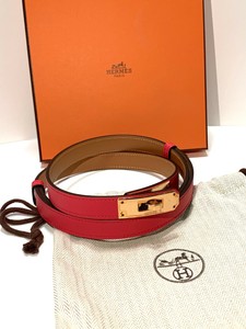 hermes rose gold belt